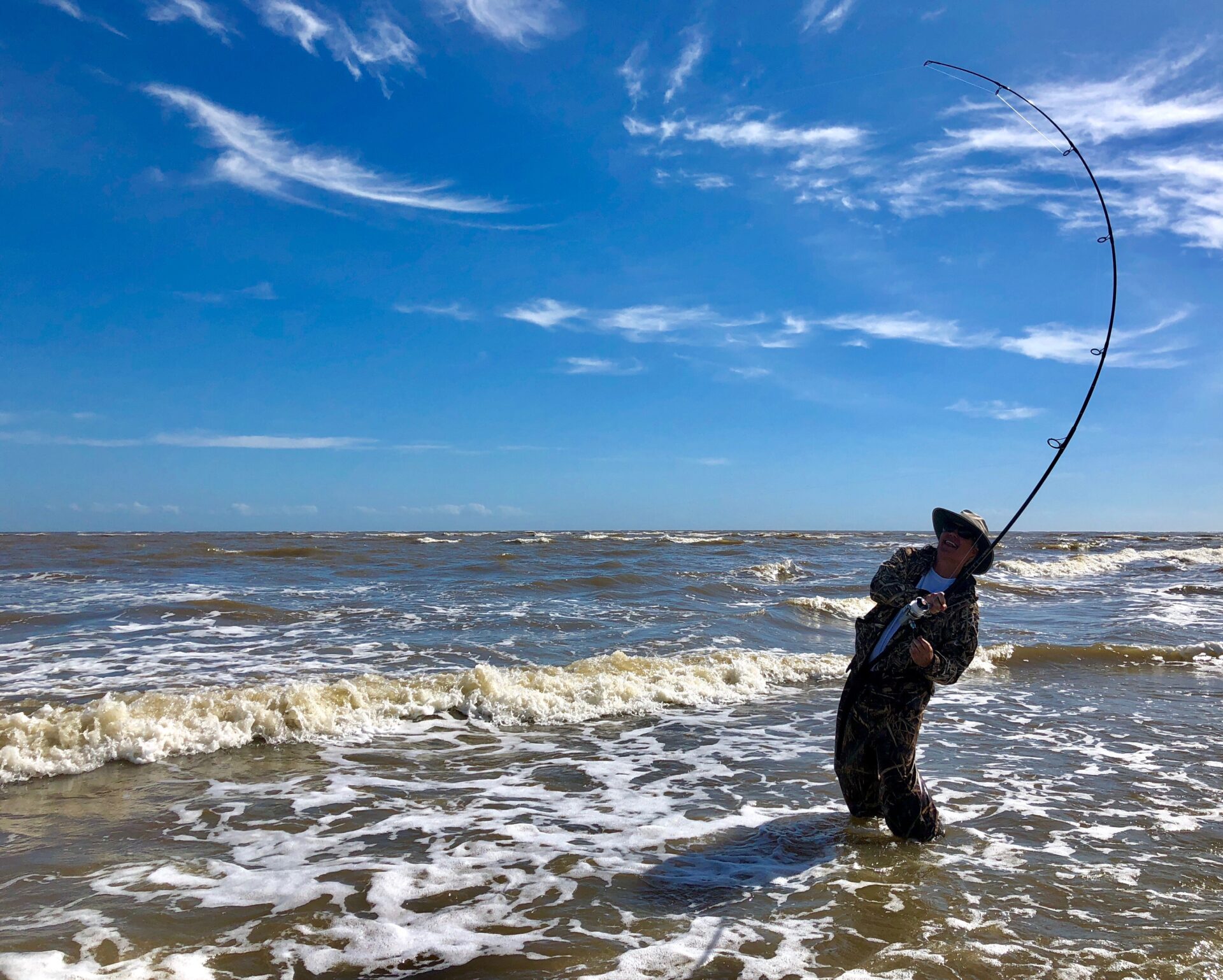 surf fishing