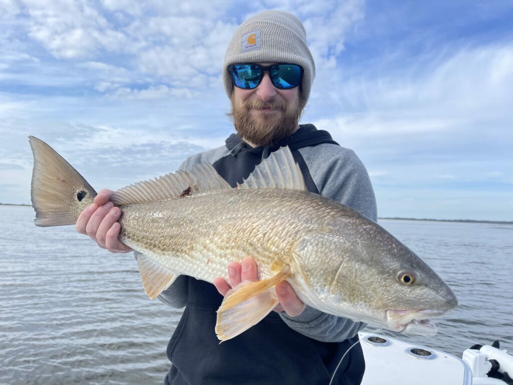 winter redfishing myrtle beach