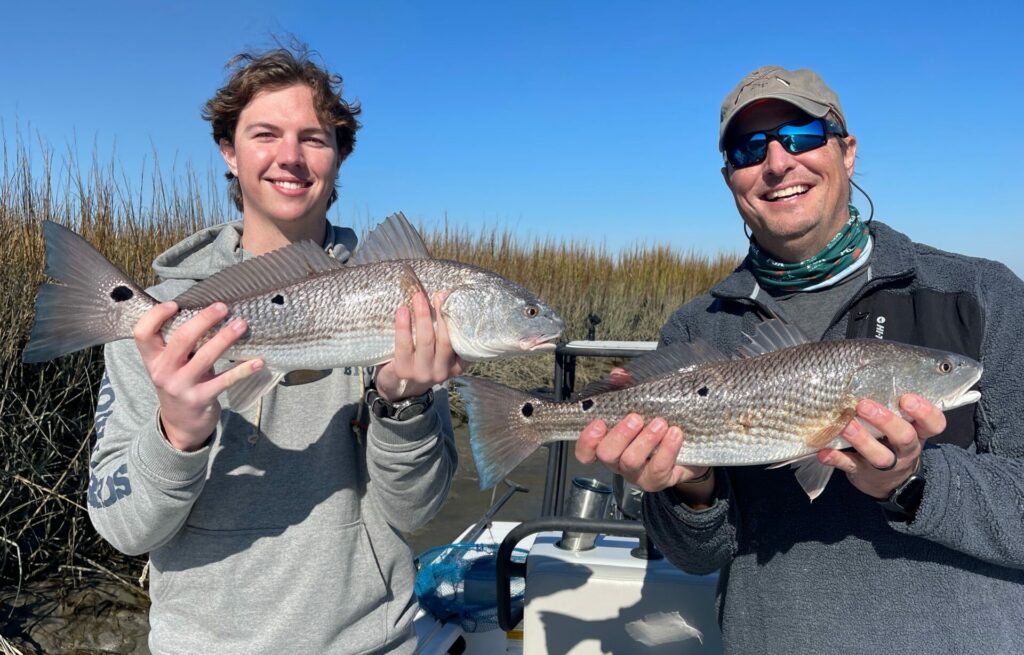 winter redfishing myrtle beach