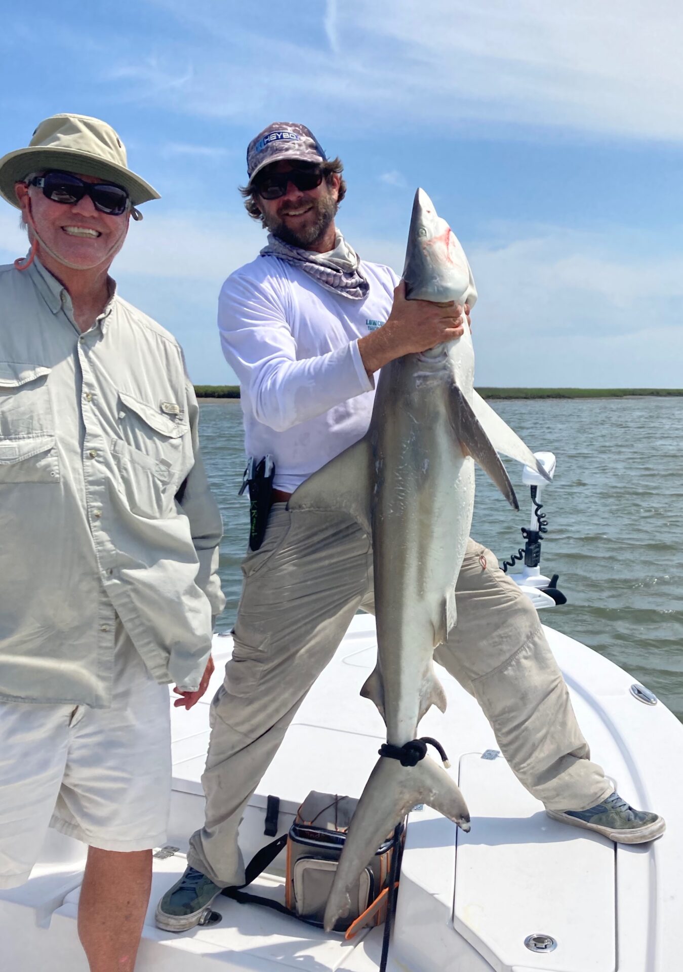 Man catches 10-foot Tiger Shark on Pawley's Island beachfront